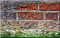 Benchmark on boundary wall of Dean Cottage, Great Brickhill Road