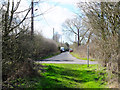 End of footpath between High Street and Sandy Lane, Mawdesley