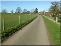 Road approaching Whitchurch Farm