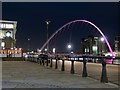 NZ2563 : Newcastle Quayside at night by Andrew Curtis