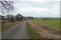 Road leading to West Lutton