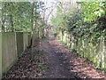 Footpath from Brook Avenue towards River Hamble