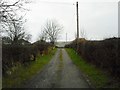 Road from Wraes Mill to Neilston Road