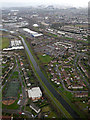 The Forth and Clyde Canal from the air