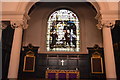 TQ5838 : Church of King Charles the Martyr - stained glass by N Chadwick