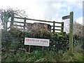 NZ1511 : Bridleway signpost, at the entrance to Brancas Farm by Christine Johnstone