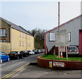 Units list sign, Wallbridge Industrial Estate, Frome