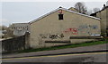 Graffiti on a Saxonvale wall, Frome