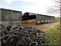 SK1645 : A pile of old tyres by Graham Hogg