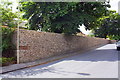 Boundary wall of former infantry barracks, Cutpurse Lane