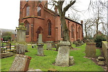 NS4927 : Mauchline Parish Church and Graveyard by Billy McCrorie