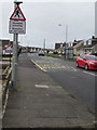 Warning sign - Humped crossing, Fulmar Road, Porthcawl