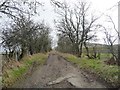 The road skirting the east side of Little Mell Fell