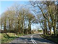 Bend on the A30 near Higher Collyforches Farm