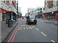 Bus stop and shelter on Edgware Road (A5)