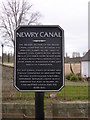 Newry Canal historical sign, Moneypenny