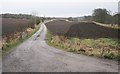 Fields and farm road, Moneydie