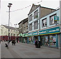 Poundland shop in former Woolworths premises, Bridgend