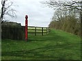 Footpath And Gatepost