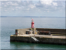 T1312 : Breakwater and Lighthouse, Rosslare Europort by David Dixon