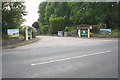 Entrance to Brompton-on-Swale Caravan and Camping Park from B6271