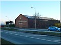 Disused factory building on the A548 north of Bagillt