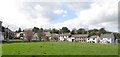 The village of Belleek viewed across the village green