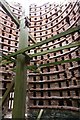 NU0343 : Interior of Haggerston Dovecote by Russel Wills