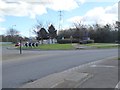 NZ5521 : Roundabout on Tees Dock Road (A1053)/A66 by Oliver Dixon