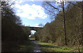 Approaching Ashlawn Road bridge