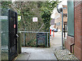 Alley to footbridge over railway, Petts Wood