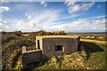 SZ7399 : WWII Hampshire: Hayling Island - Mengham Salterns pillbox (21) by Mike Searle