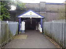 TL3000 : Entrance to Crews Hill station by Marathon