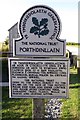 National Trust sign at Porthdinllaen