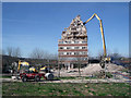 Hattersley multi-storey flats demolition