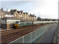 Sleeper train entering Penzance