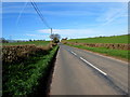 SO4714 : West along the B4233 towards Hendre, Monmouthshire by Jaggery