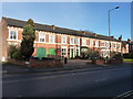 Terraced houses on Gravelly Hill North