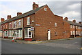 Houses at junction of Sanderson Street and Borough Road