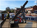 Sundial sculpture at the Market Harborough Canal Basin