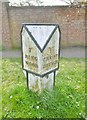 Old Milepost, Salisbury Road, Burton