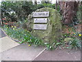 Scouts Anniversary plaques at the entrance to the Glen Fold