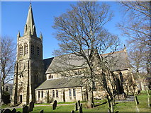 NY7146 : The Church of St Augustine in Alston by Peter Wood