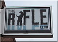 The Rifle Club name sign, Portsmouth