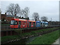 Tram beside the River Leen