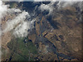 Opencast coal mines at Boghead from the air