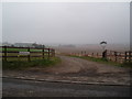 Farm road to Balmblair Farm