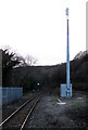 Telecoms mast near Abercynon railway station