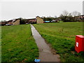 Path through an Upper Cwmbran field