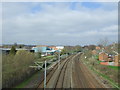 The tramlines from Nottingham to Hucknall and railway from Nottingham to Worksop